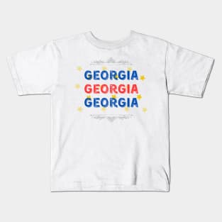 State of Georgia Kids T-Shirt